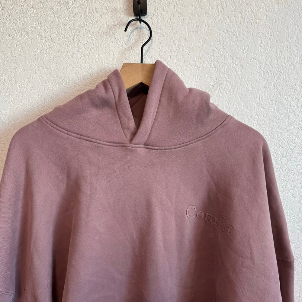Comfrt Minimalist Hoodie Super Soft Oversized Pullover Orchid Purple Mauve 3XL - Picture 5 of 13